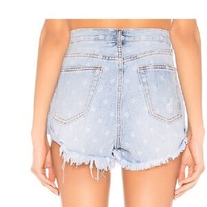 New superdown Kenzie star denim shorts 25